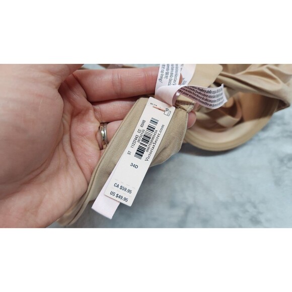 Victoria's Secret 34D Praline Lightly Lined Full Coverage Bra NWT - Picture 4 of 4